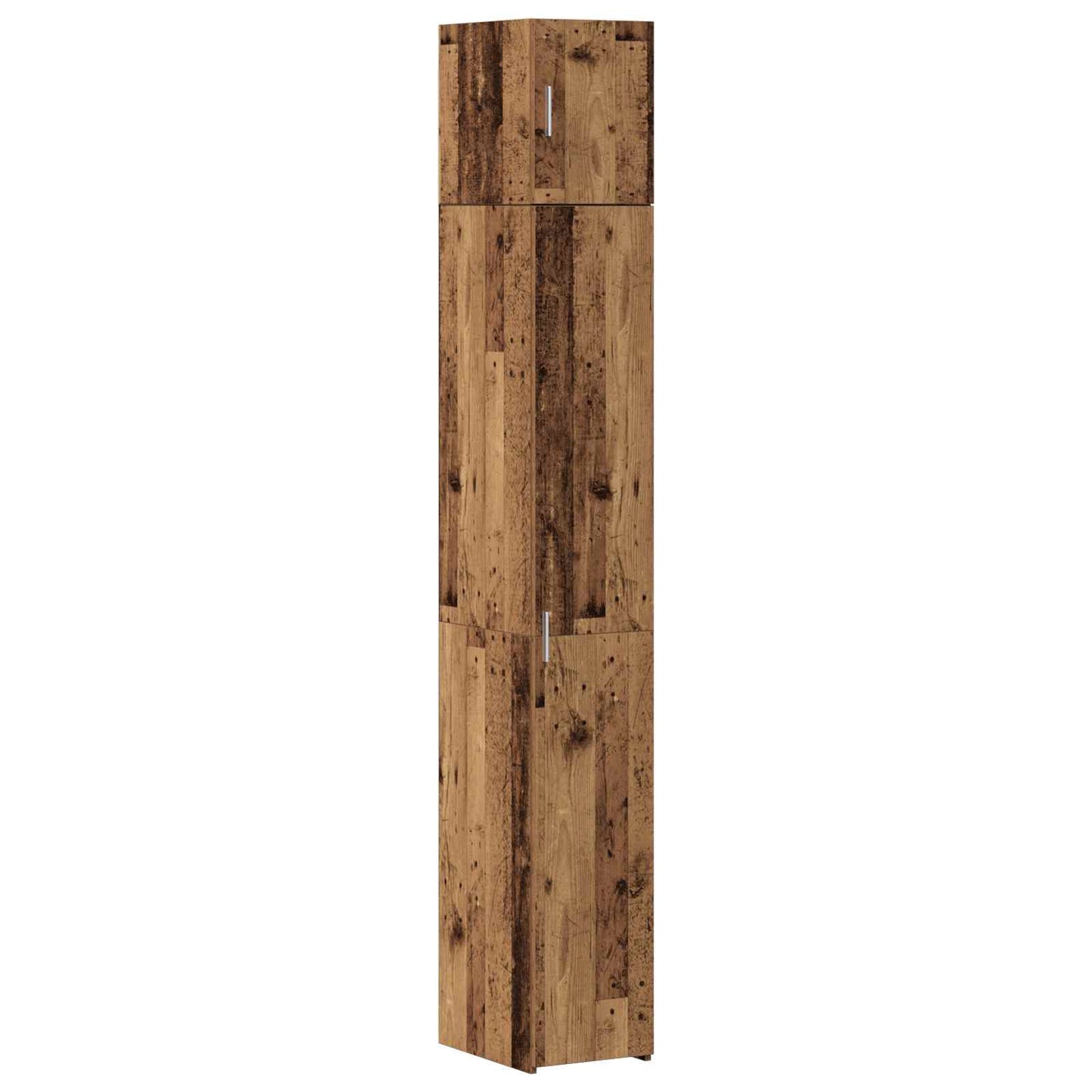 Storage Cabinet 3 pcs Old Wood 30 x 42.5 x 225 cm