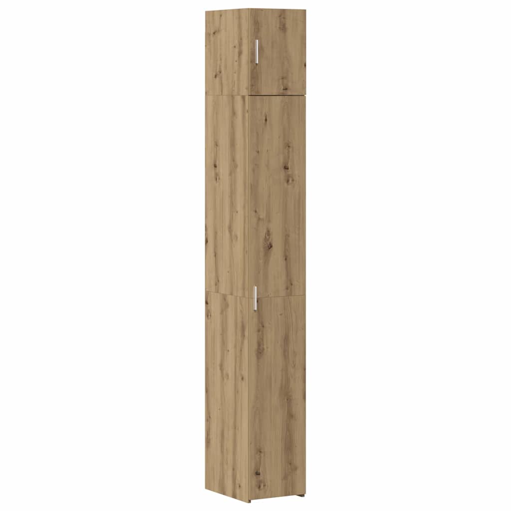 Storage Cabinet with Shelves Artisan Oak 30 x 42.5 x 225 cm