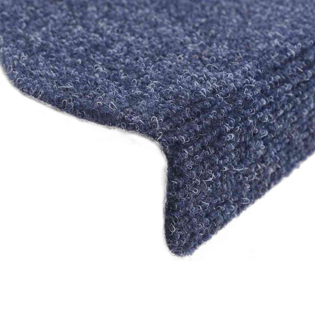 vidaXL Stair Mats Self-adhesive 20 pcs Blue 65x21x4 cm