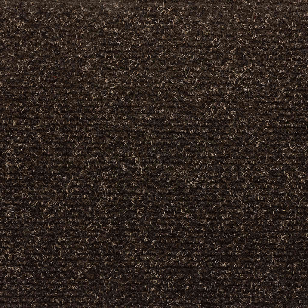 vidaXL Stair Mats Self-adhesive 20 pcs Dark Brown 65x21x4 cm