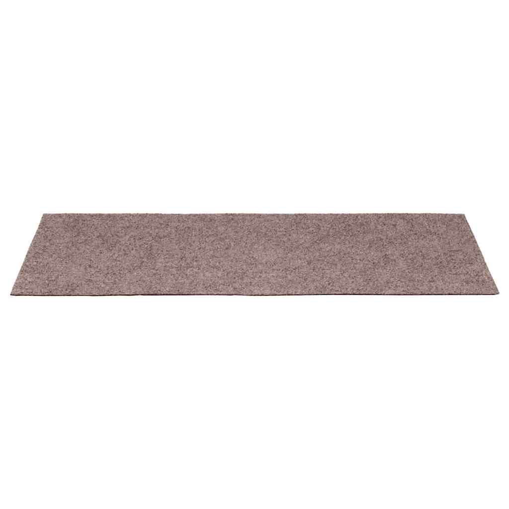 Stair Mats Self-adhesive 30 pcs 65x21x4 cm Light Brown