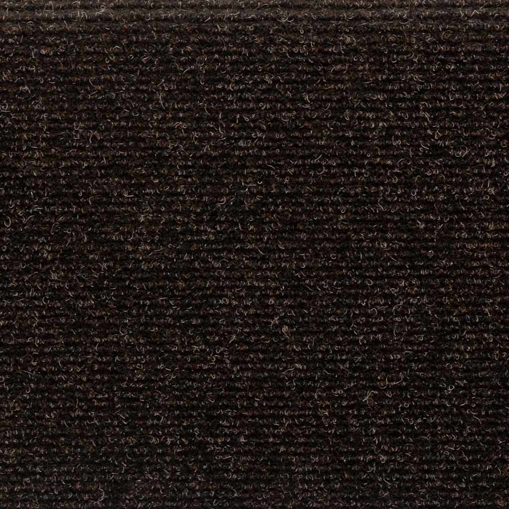 vidaXL Stair Mats Self-adhesive 30 pcs Brown 65x21x4 cm