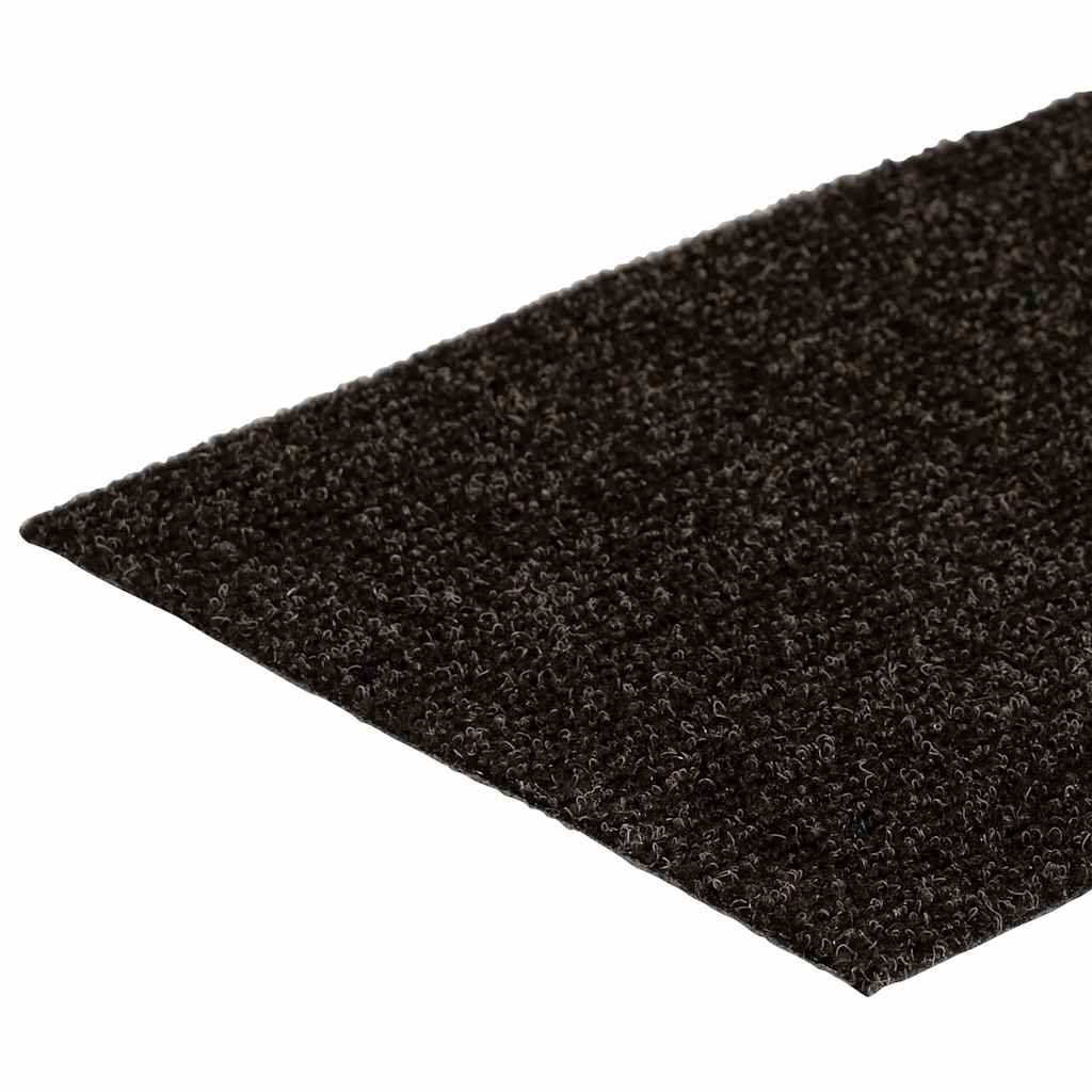 vidaXL Stair Mats Self-adhesive 30 pcs Brown 60x25 cm Rectangular