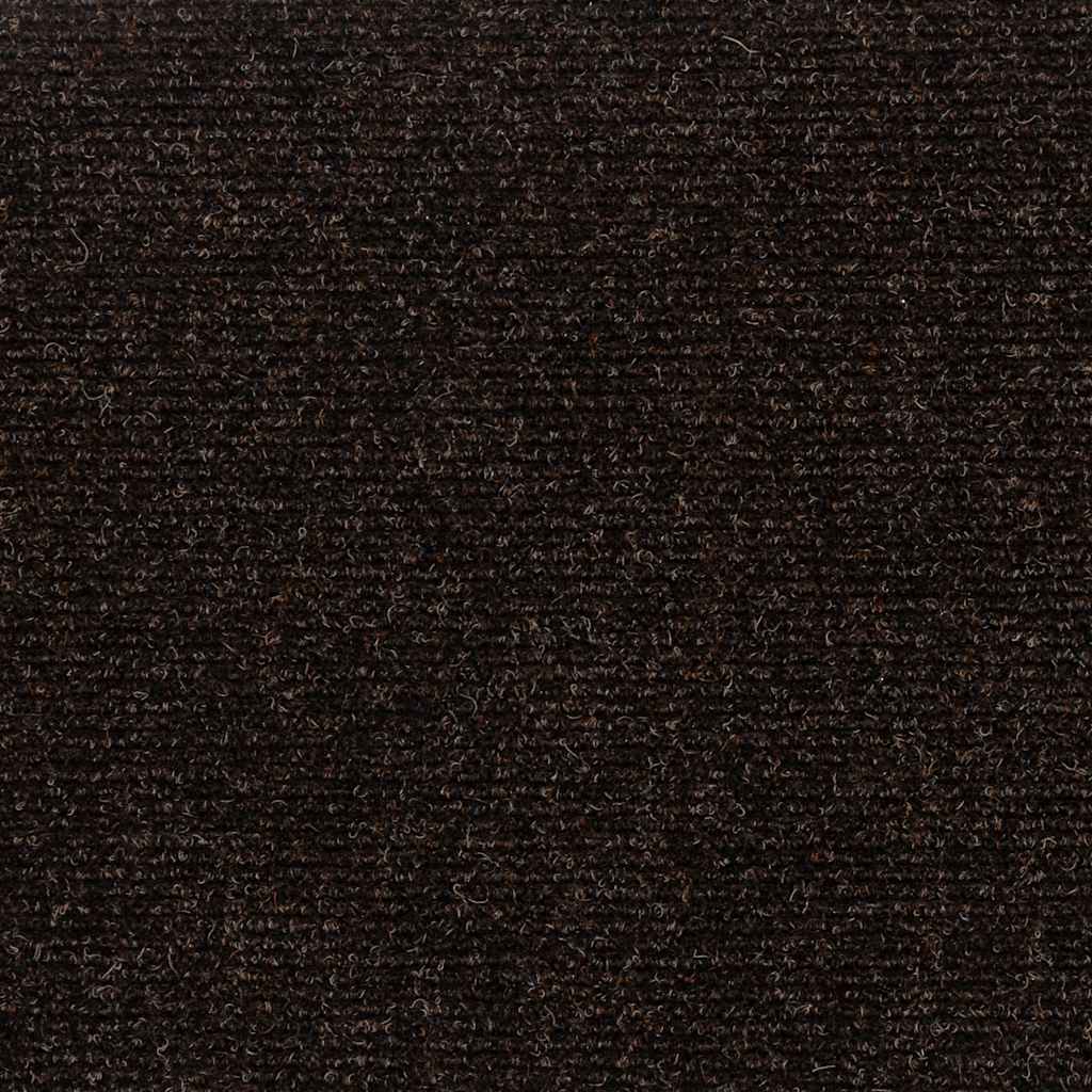 vidaXL Stair Mats Self-adhesive 30 pcs Dark Brown 60x25 cm Rectangular