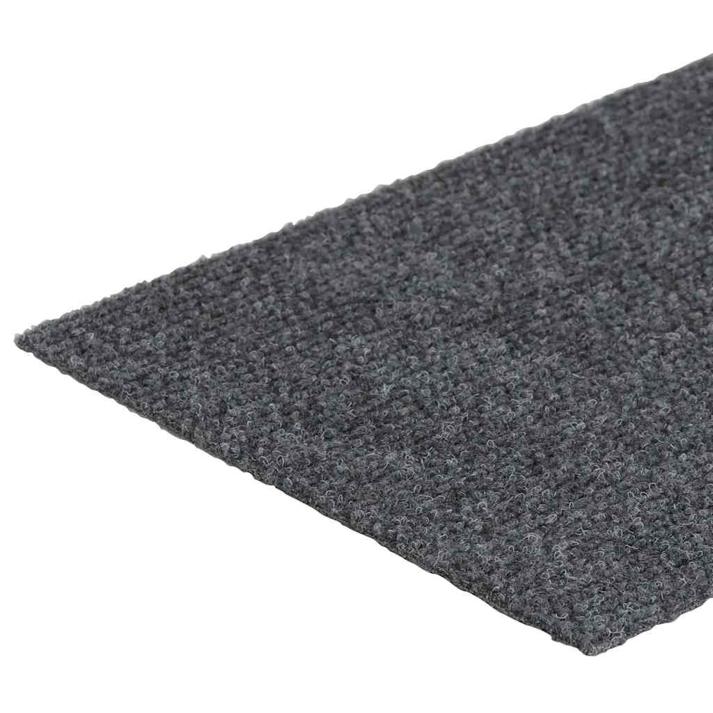 vidaXL Stair Mats Self-adhesive 30 pcs Light Grey 76x20 cm Rectangular