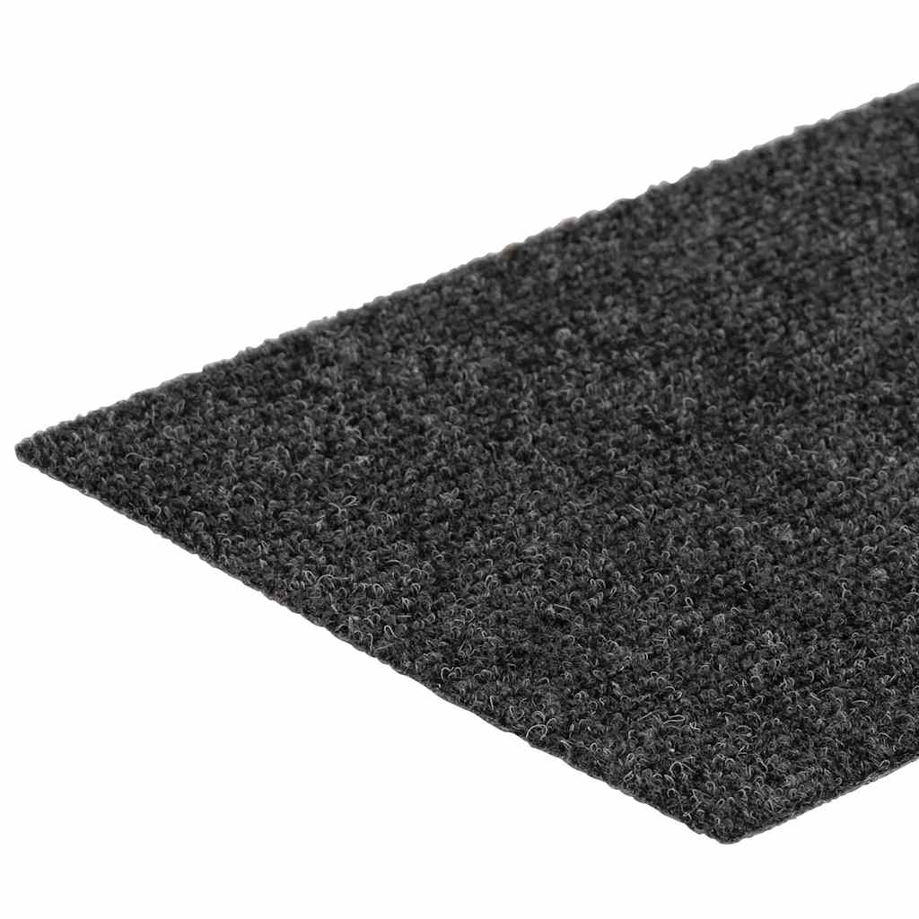 vidaXL Stair Mats Self-adhesive 30 pcs Anthracite 76x20 cm Rectangular