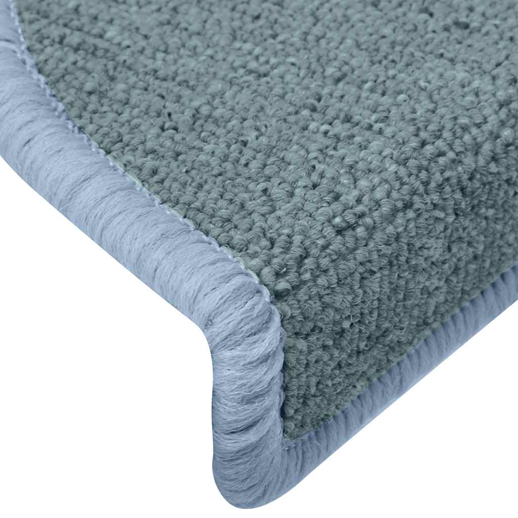 Self-adhesive Stair Mats 30 pcs 65 x 24 x 4 cm Sea Blue