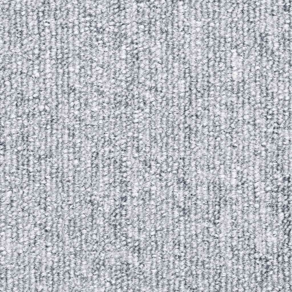 Stair Mats 20 pcs 56x17x3 cm Light Grey Half Round