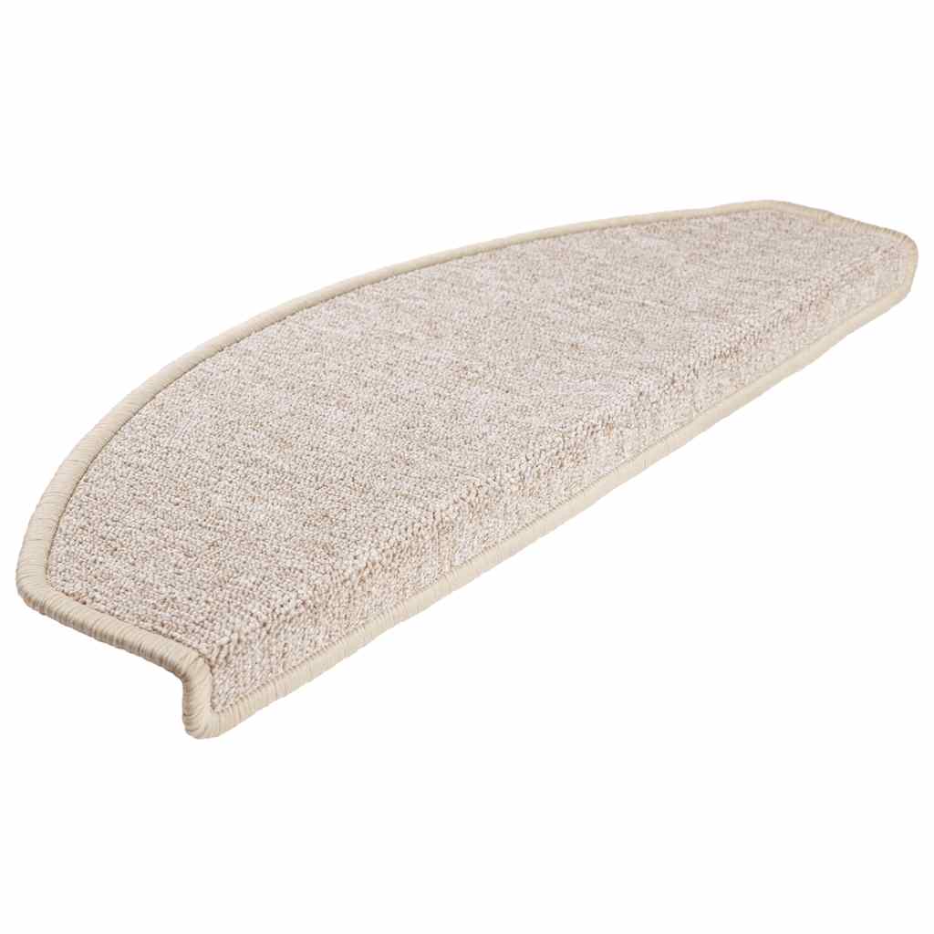 Stair Mats 20 pcs 65x24x4 cm Taupe Half Round Large