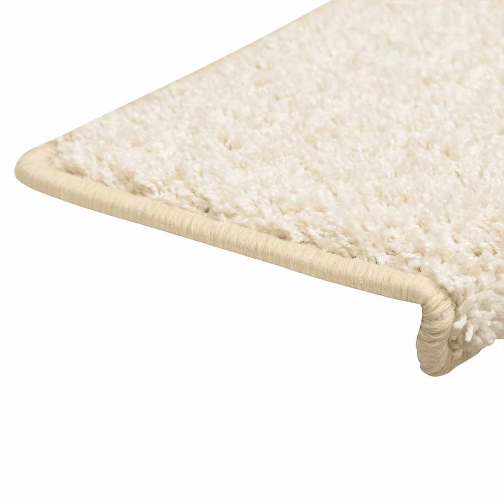 vidaXL Stair Mats 30 pcs 65x21x4 cm White