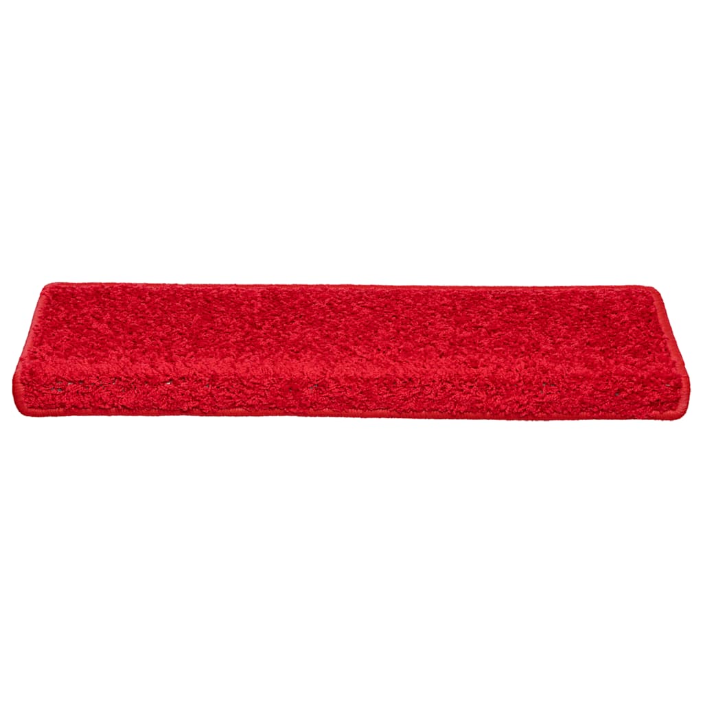 vidaXL Stair Mats 20 pcs 65x21x4 cm Red