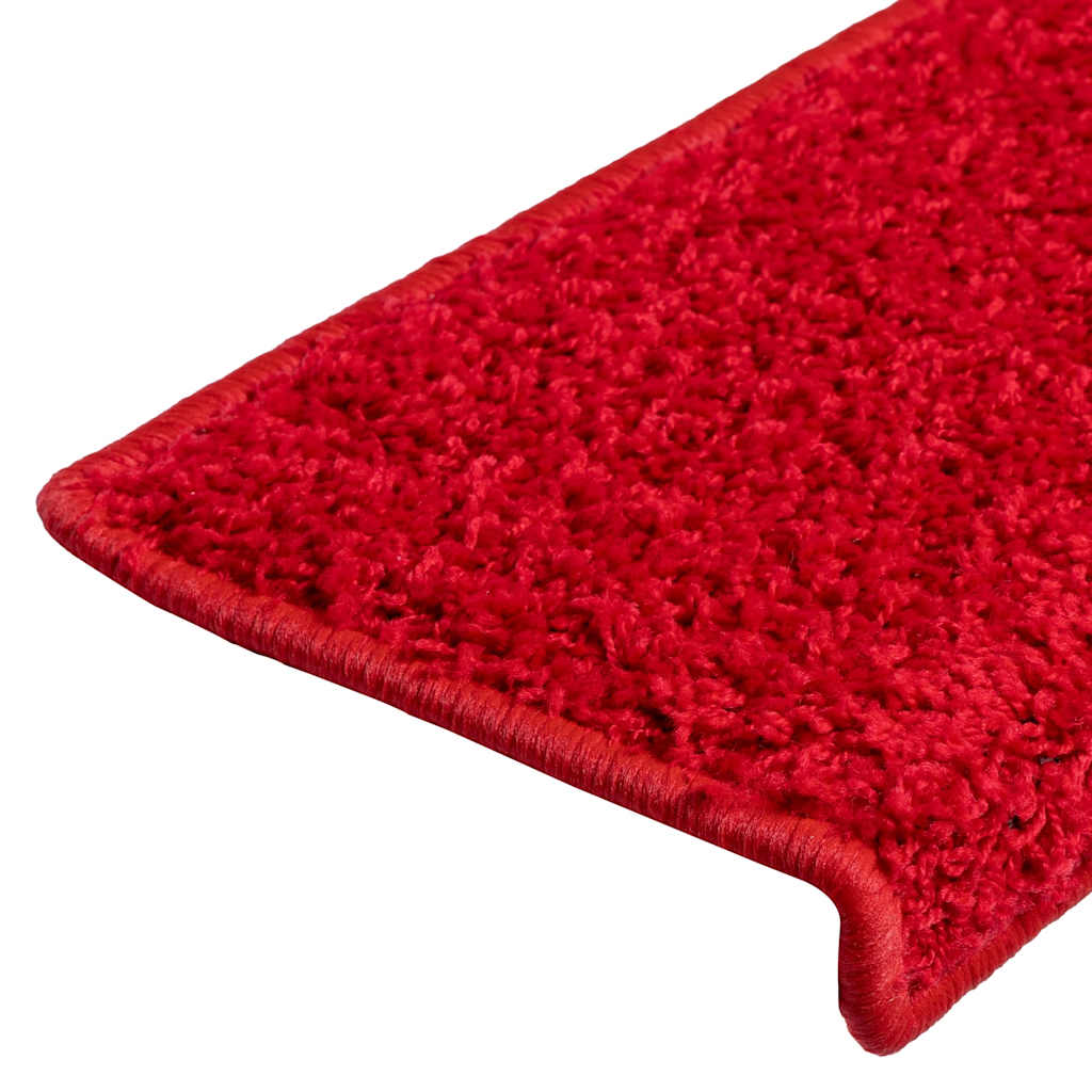 vidaXL Stair Mats 20 pcs 65x21x4 cm Red