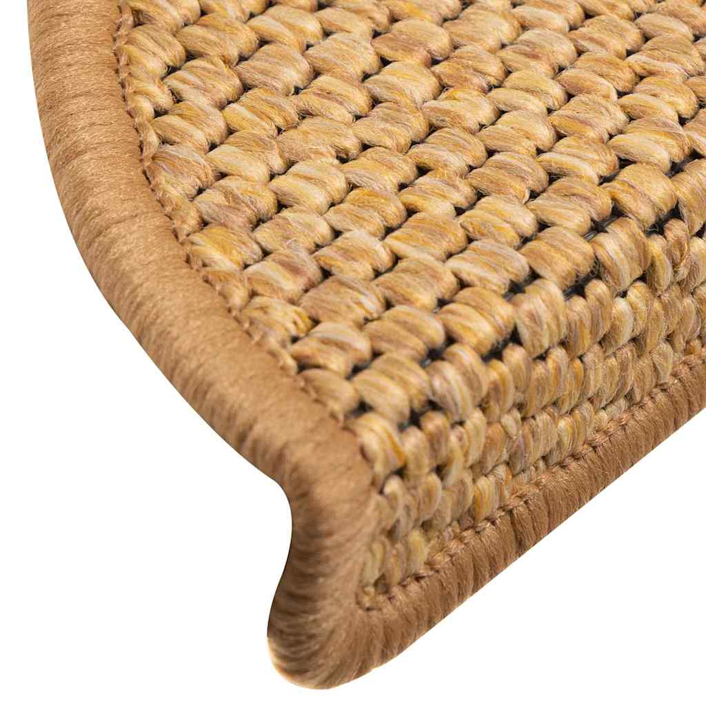 Stair Mats Self-adhesive Sisal-Look 30 pcs 56x17x3 cm Sisal