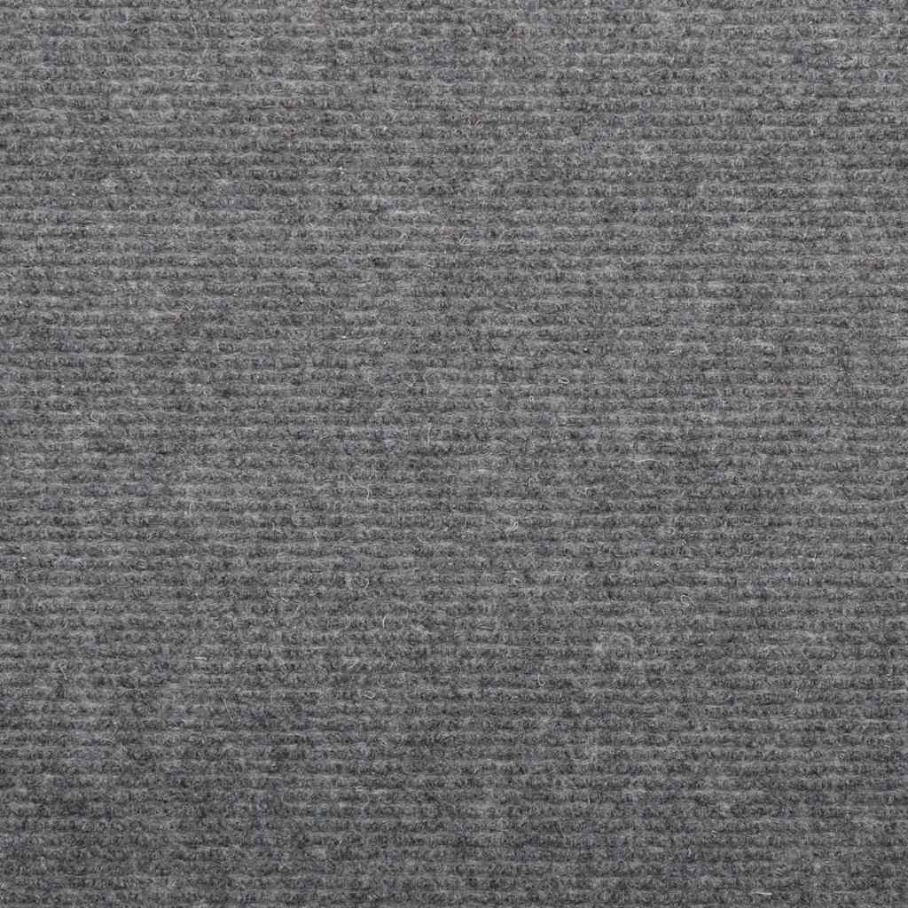 vidaXL Stair Mats Self-adhesive 20 pcs Grey 56x17x3 cm