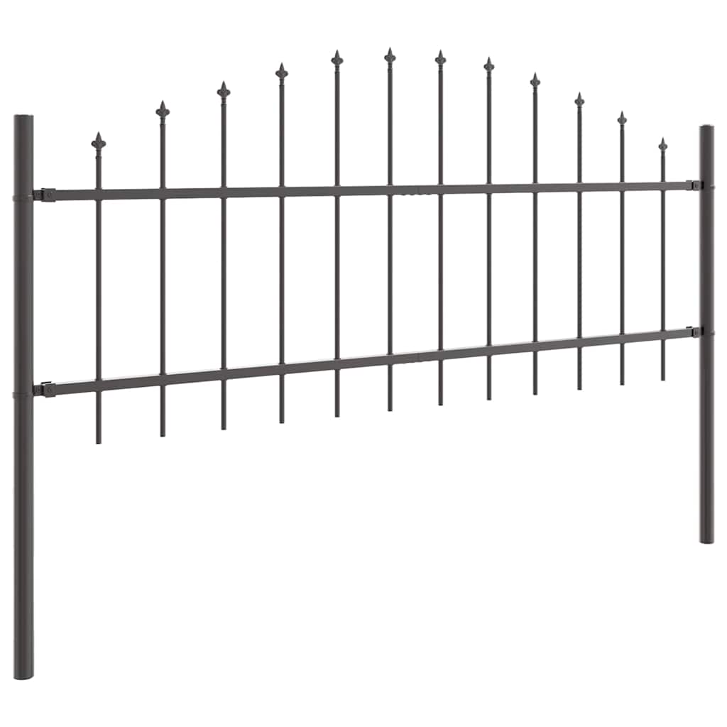 Garden Fence Woerden 4 pcs Grey