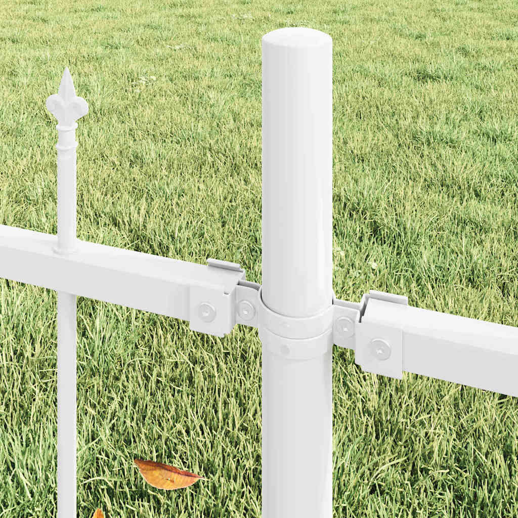 Garden Fence Woerden 5 pcs White
