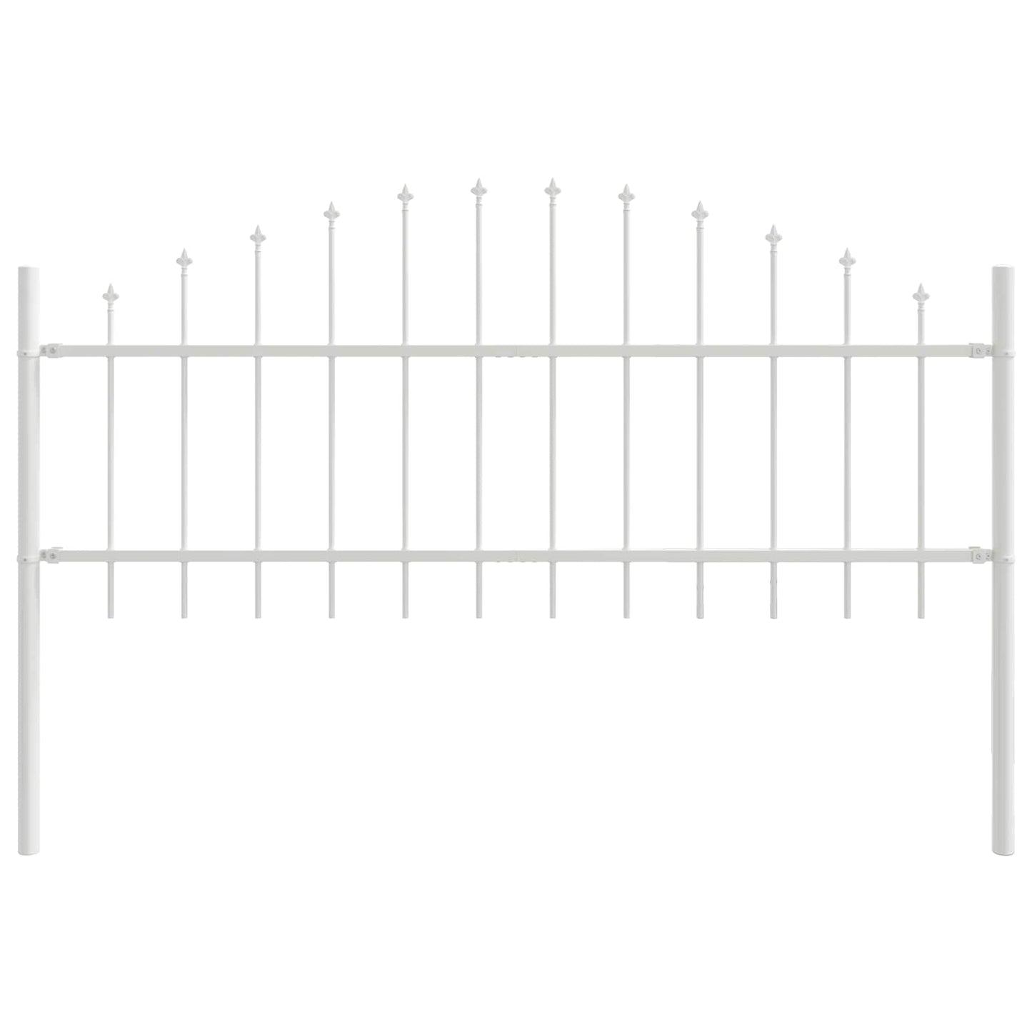 Garden Fence Woerden 6 pcs White