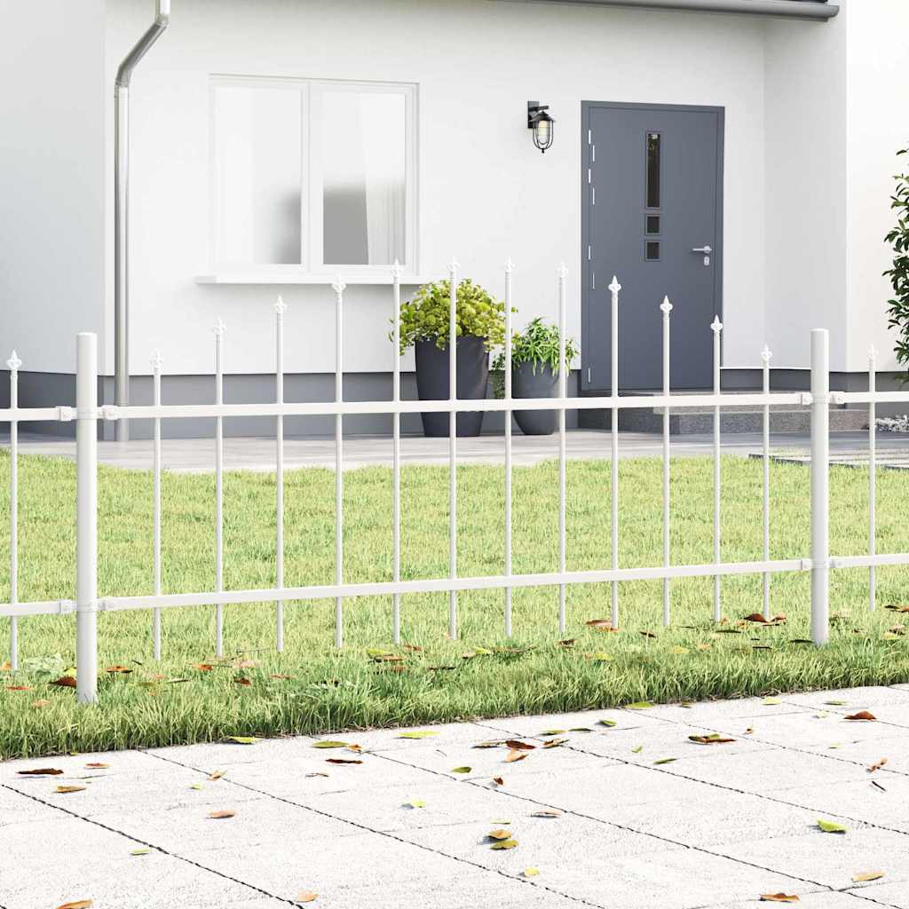 Garden Fence Woerden 8 pcs White