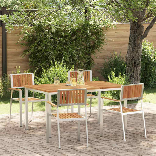 Outdoor Dining Set 5 pcs 150 x 90 x 75 cm