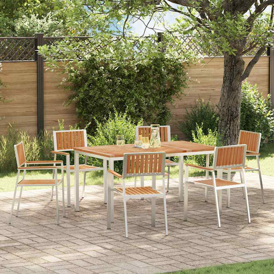 Outdoor Dining Set 7 pcs 150 x 90 x 75 cm