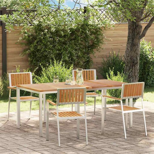 Outdoor Dining Set 5 pcs 180 x 90 x 75 cm