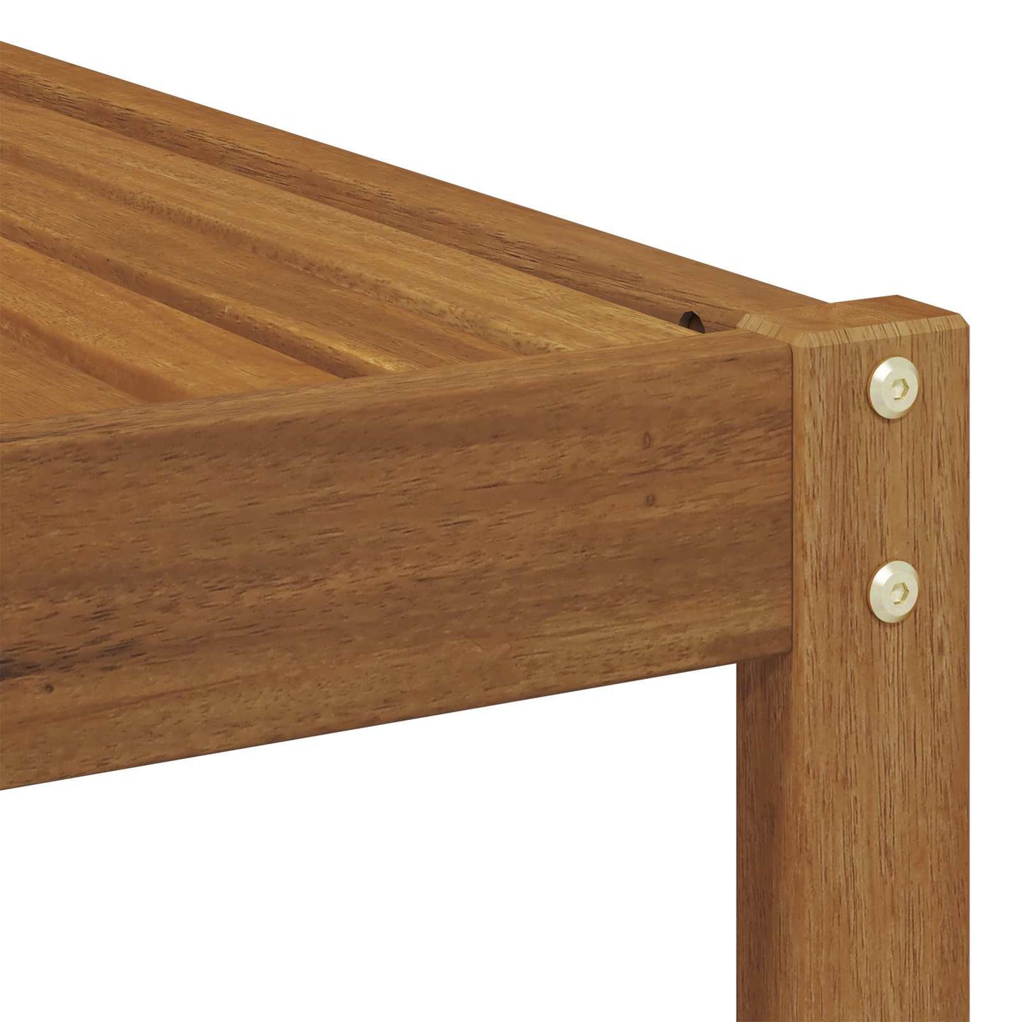 Outdoor Sofa Set Natural Solid Acacia Wood