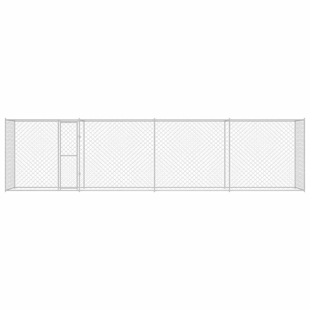 Dog Cage Silver 800 x 200 x 200 cm Galvanised Steel
