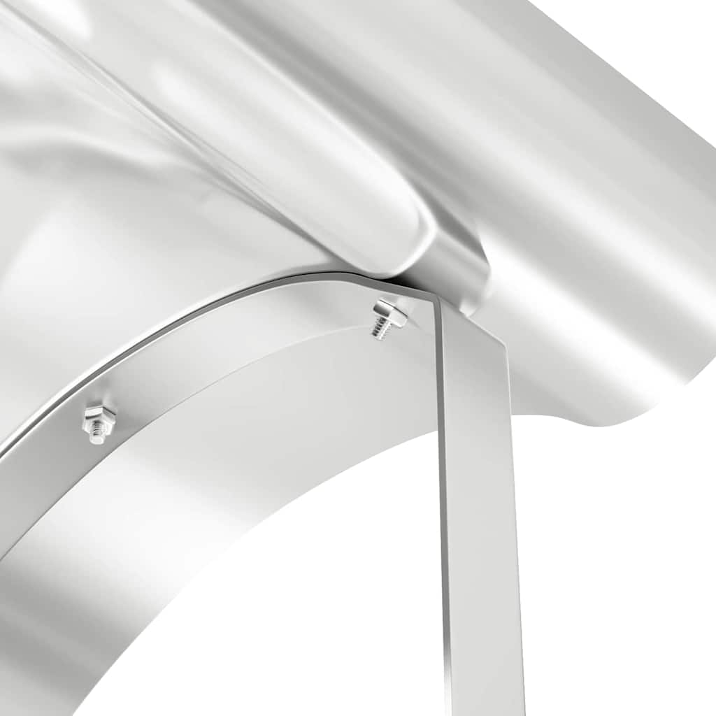Chimney Cowl Silver 59.5 x 50 x 36.5 cm Stainless Steel