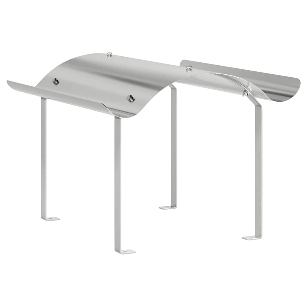 Chimney Cowl Silver 59.5 x 50 x 36.5 cm Stainless Steel