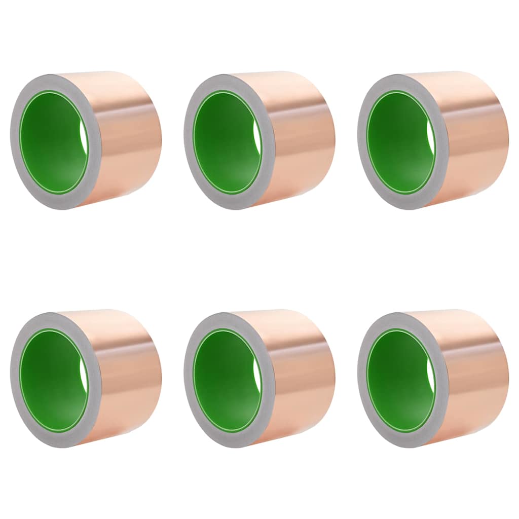 Copper Tape for Snail Protection 6 pcs Copper 70 mm x 20 m