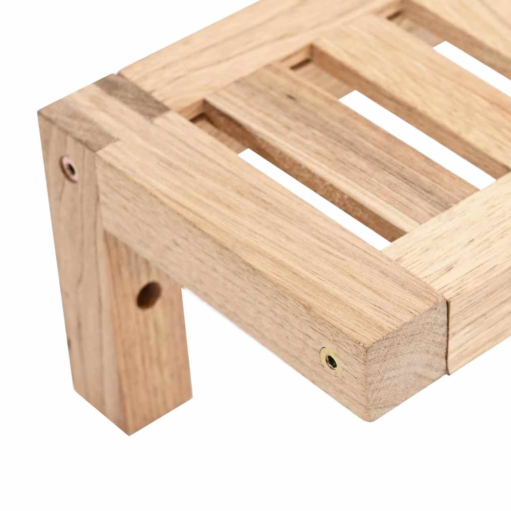 Wall Hanging Rack Natural 62 x 10 x 12.5 cm Solid Walnut Wood