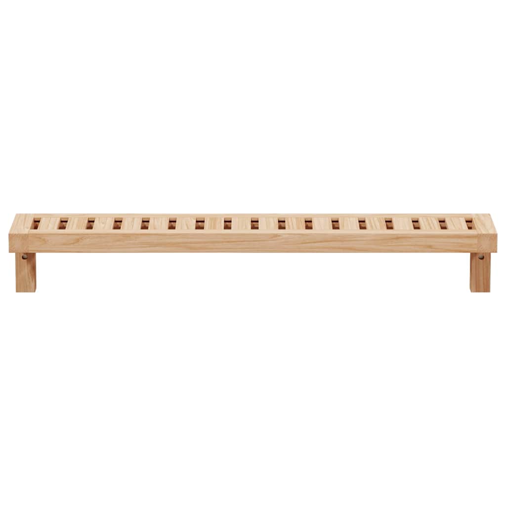 Wall Hanging Rack Natural 62 x 10 x 12.5 cm Solid Walnut Wood