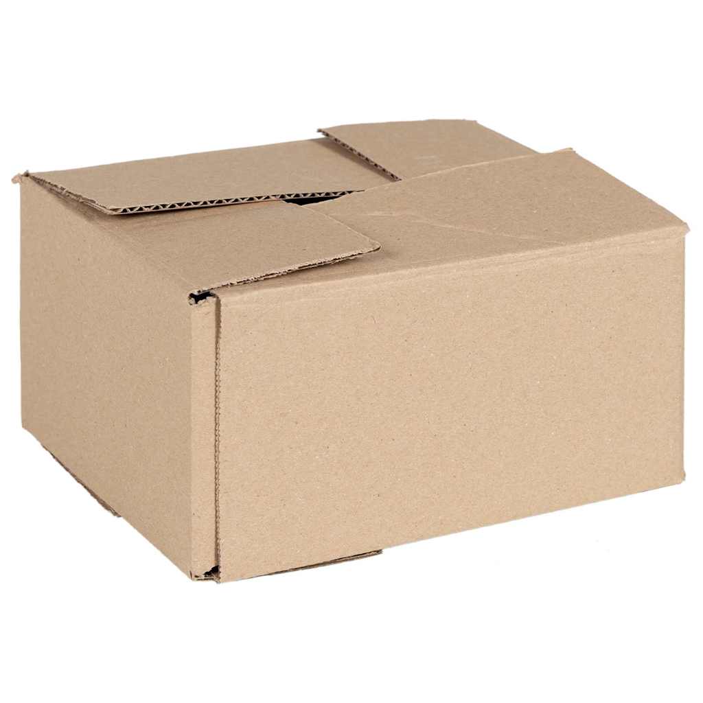 Folding Box 50 pcs Natural 20 x 15 x 10 cm Cardboard