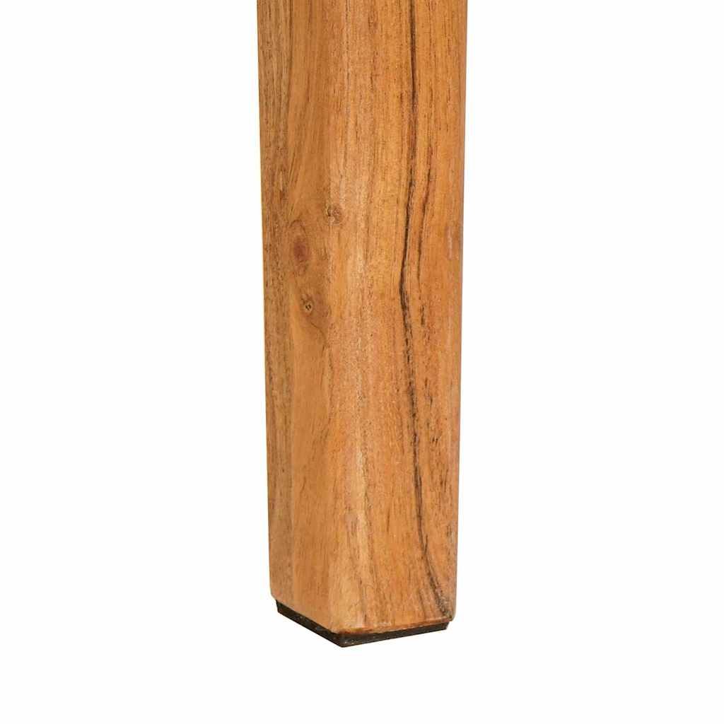 Dining Table Brown 110 x 55 x 76 cm Solid Acacia Wood