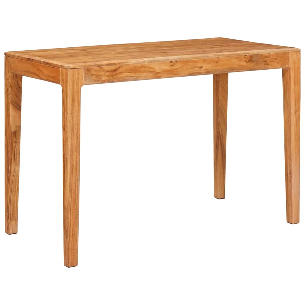 Dining Table Brown 110 x 55 x 76 cm Solid Acacia Wood