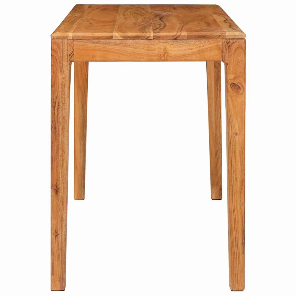 Dining Table Brown 110 x 55 x 76 cm Solid Acacia Wood