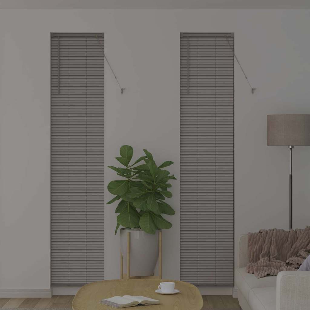 Venetian Blinds Height Adjustable Silver 220 x 45 cm Aluminium