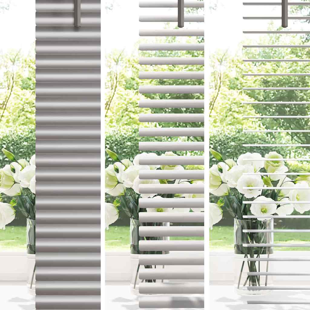 Venetian Blinds Height Adjustable Silver 220 x 60 cm Aluminium