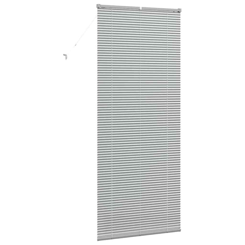 Venetian Blinds Height Adjustable Silver 220 x 90 cm Aluminium
