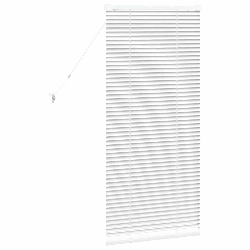 Venetian Blinds Height Adjustable White 130 x 60 cm Aluminium