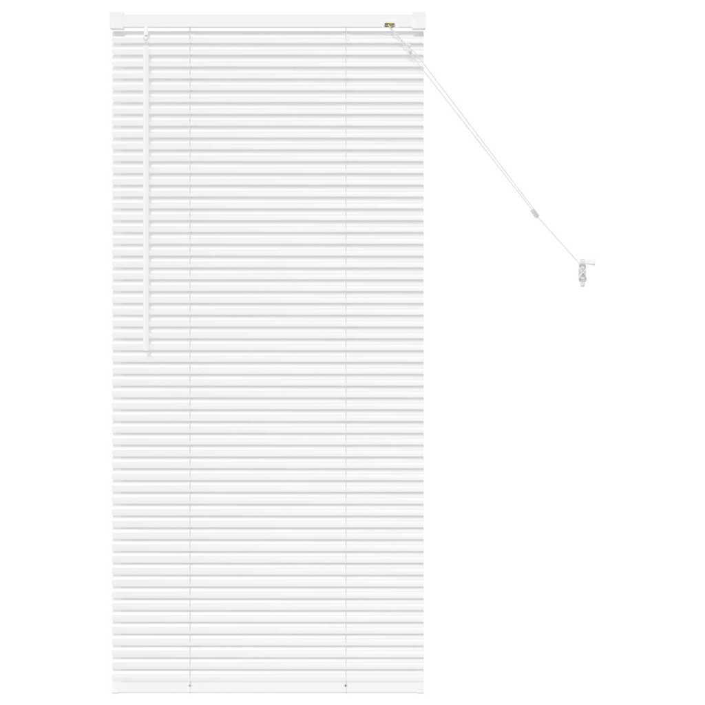 Venetian Blinds Height Adjustable White 130 x 60 cm Aluminium
