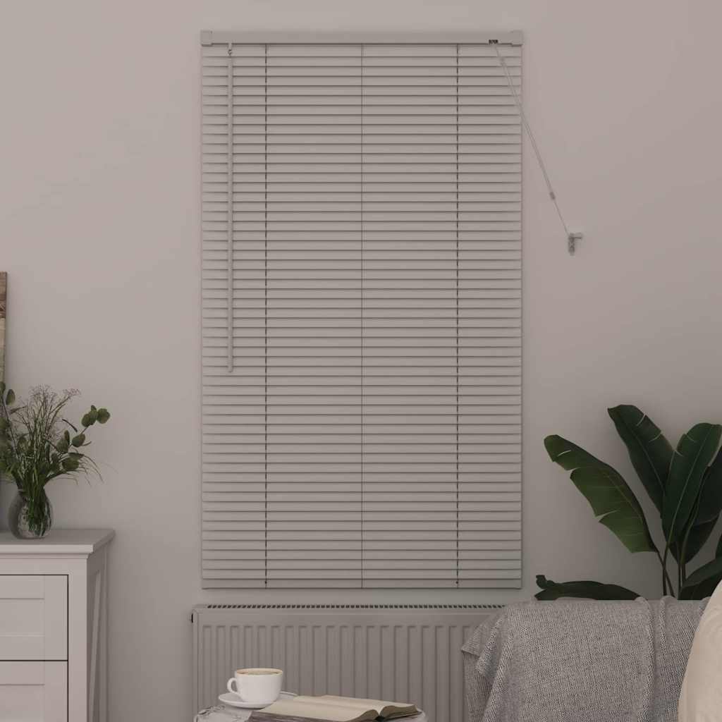 Venetian Blinds Height Adjustable White 130 x 80 cm Aluminium