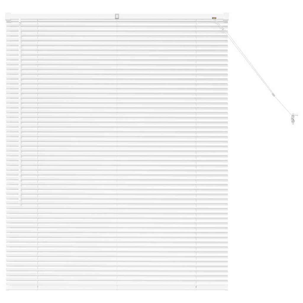 Venetian Blinds Height Adjustable White 130 x 100 cm Aluminium