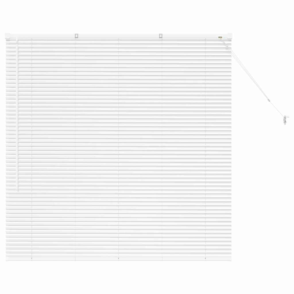 Venetian Blinds Height Adjustable White 130 x 130 cm Aluminium
