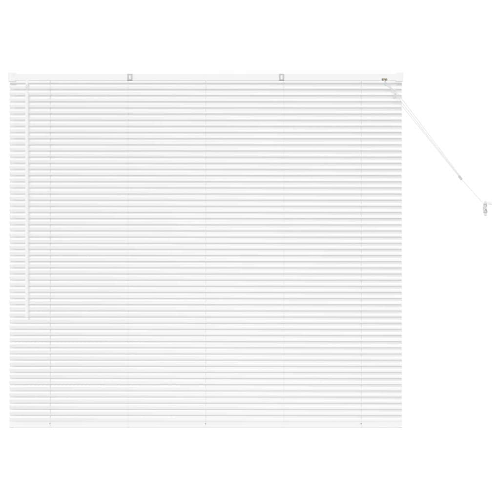 Venetian Blinds Height Adjustable White 130 x 140 cm Aluminium