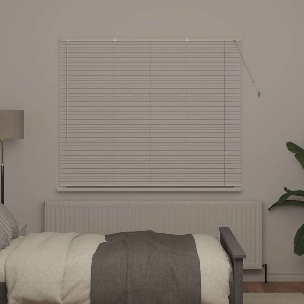 Venetian Blinds Height Adjustable White 130 x 160 cm Aluminium