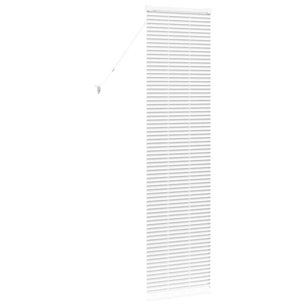 Venetian Blinds Height Adjustable White 175 x 40 cm Aluminium