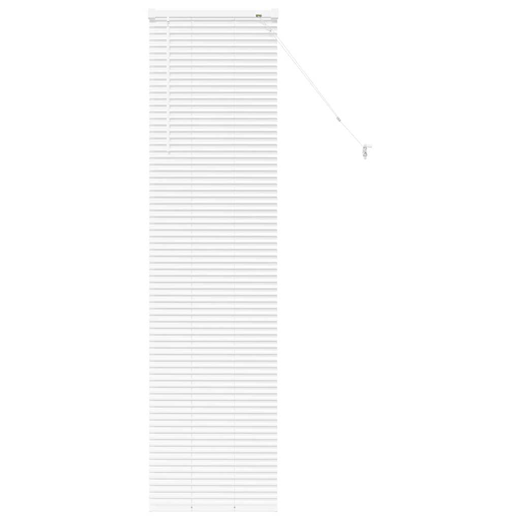 Venetian Blinds Height Adjustable White 175 x 40 cm Aluminium
