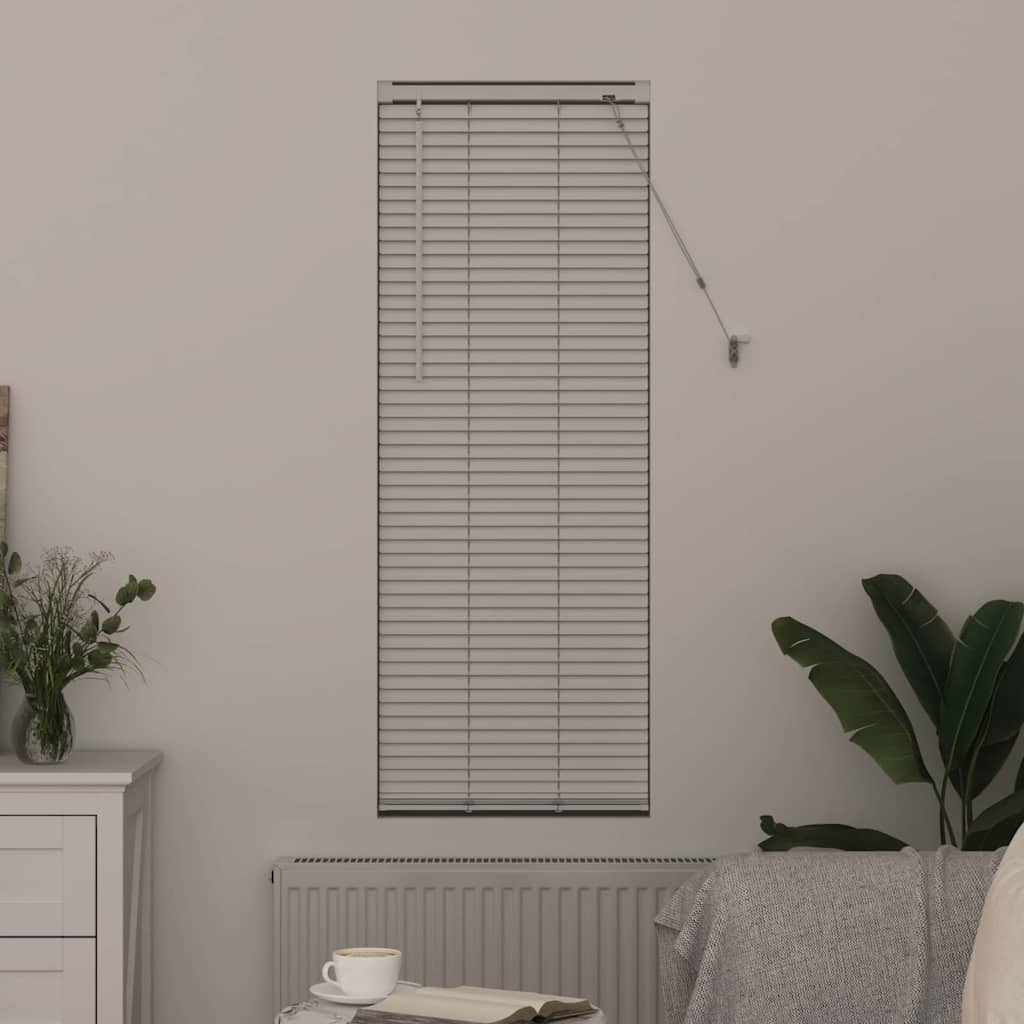 Venetian Blinds Height Adjustable White 175 x 50 cm Aluminium
