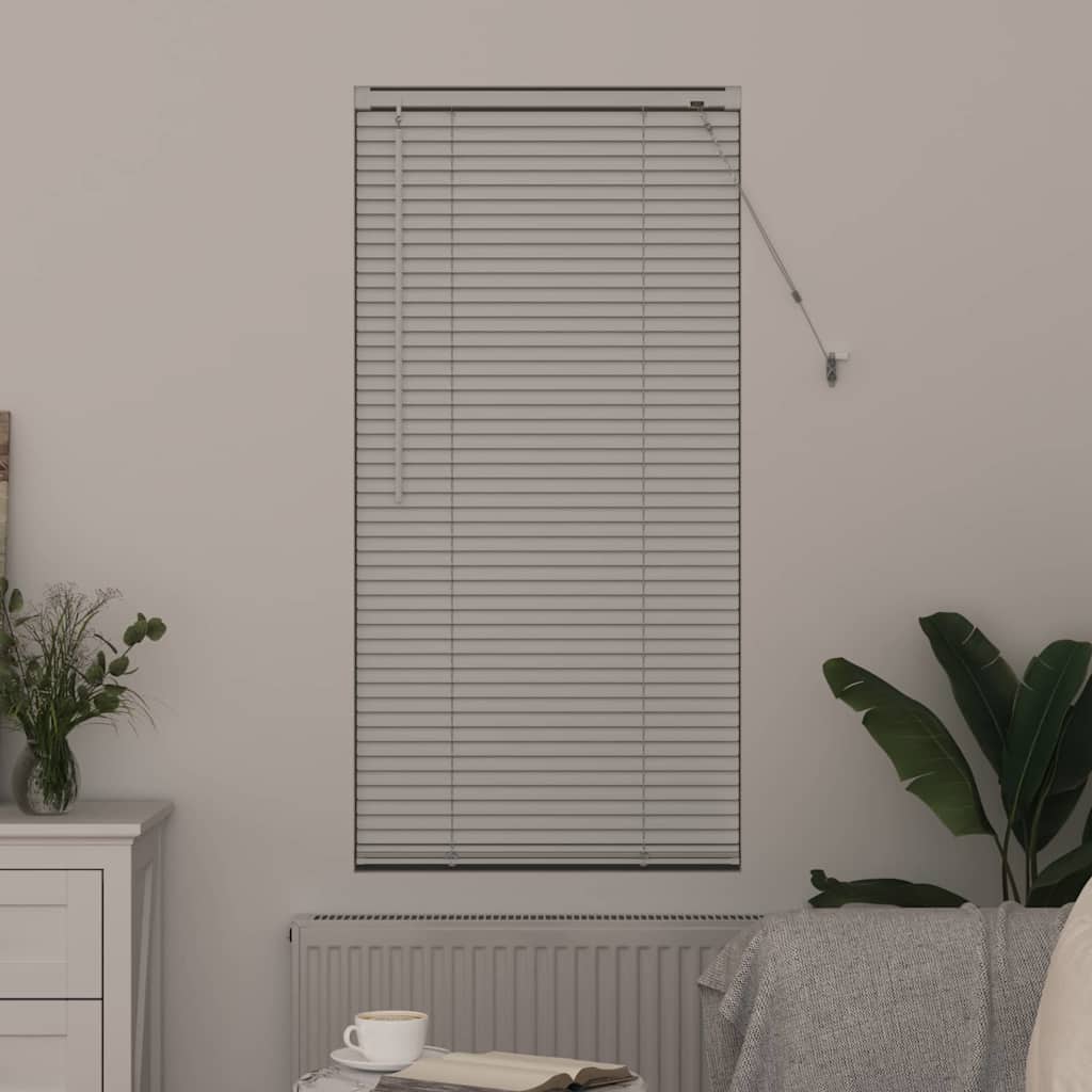 Venetian Blinds Height Adjustable White 175 x 55 cm Aluminium